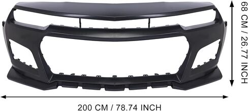 CareOnline New Black Front Pumper Cover Fits for 2010-2014 & 2014-2015 Che-V-y Camaro ZL1 Models Style ، OE ： in Saudi Arabia