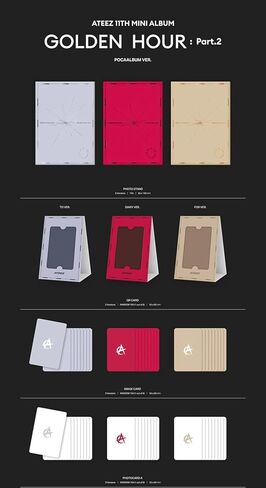 Ateez Golden Hour: Part2 11th Mini Album (Photobook - for Ver) in Saudi Arabia