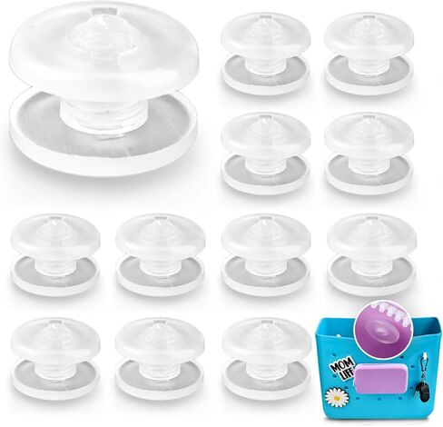 CONLI 12 زوجًا أزرار استبدال حامل الهاتف لحقيبة BOGG ، أدخل قطع غيار بديل حقيبة تخزين الهاتف المحمول استبدال الإبزيم الثابتة متوافقة مع إكسسوارات حقيبة BOGG in Kuwait