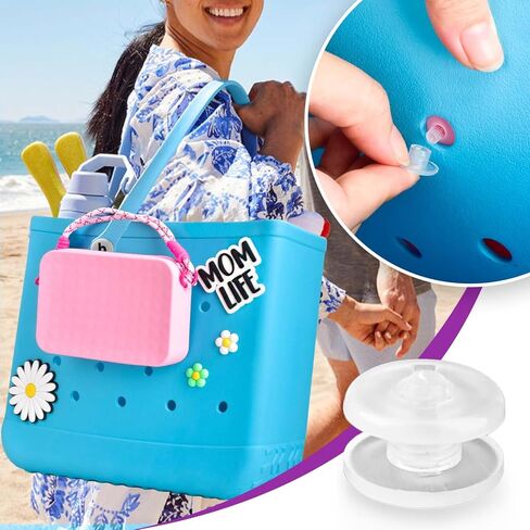 CONLI 12 زوجًا أزرار استبدال حامل الهاتف لحقيبة BOGG ، أدخل قطع غيار بديل حقيبة تخزين الهاتف المحمول استبدال الإبزيم الثابتة متوافقة مع إكسسوارات حقيبة BOGG in Kuwait