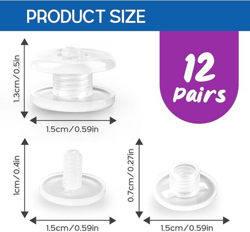 CONLI 12 زوجًا أزرار استبدال حامل الهاتف لحقيبة BOGG ، أدخل قطع غيار بديل حقيبة تخزين الهاتف المحمول استبدال الإبزيم الثابتة متوافقة مع إكسسوارات حقيبة BOGG in Kuwait