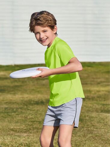 Haloumoning Boys Short Sleeve Athletic T-Shirts Kids Basic Quick Dry Lightweight Performance Tees 5-14 Years in Kuwait