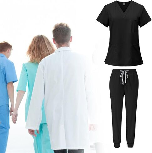 مجموعة فرك الإناث ممرضة Workwear v آلة العنق أعلى وركض بانت in Saudi Arabia