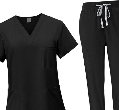 مجموعة فرك الإناث ممرضة Workwear v آلة العنق أعلى وركض بانت in Saudi Arabia