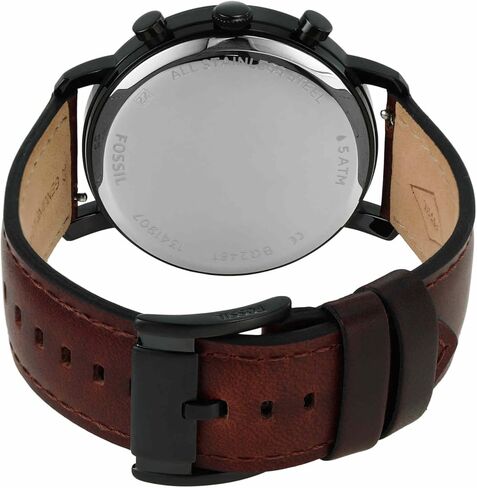 Luther Chronograph Brown Leather Watch in Saudi Arabia