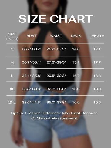 Reoria Women's Sexy Criss Cross Halter Neck Crop و Criss Cross Halter Out Out Bodysits X-Large in Saudi Arabia