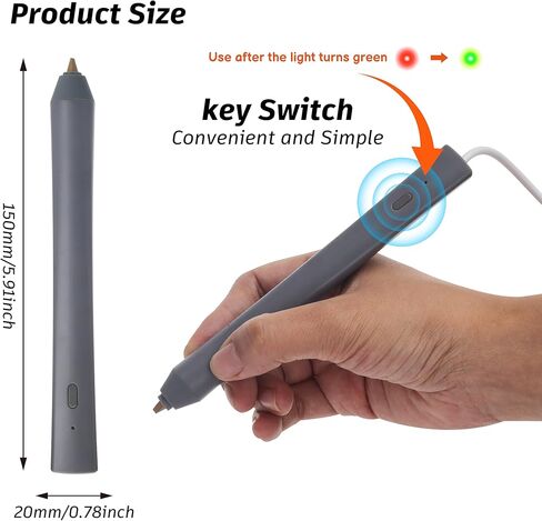 Find Scrapblooms Foil Quill Pen Kit with 4 Size Metal Tips &1pc Gold Heat Activated Foil Rolls, Hot Foiling Pen for Card Making Scrapbooking Tools,Drawing Pen USB Powered Foil Quill Starter Kit in Kuwait