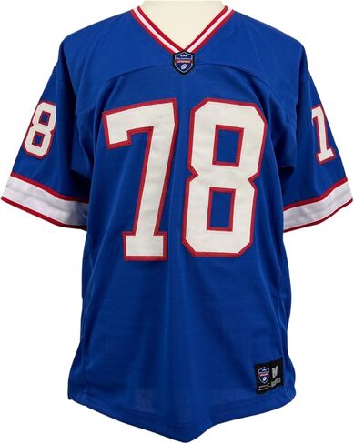 Bruce Smith Jersey Blue Buffalo | Unisex Adult Sizes S-6XL Unsigned Custom Sewn Stitched in Saudi Arabia