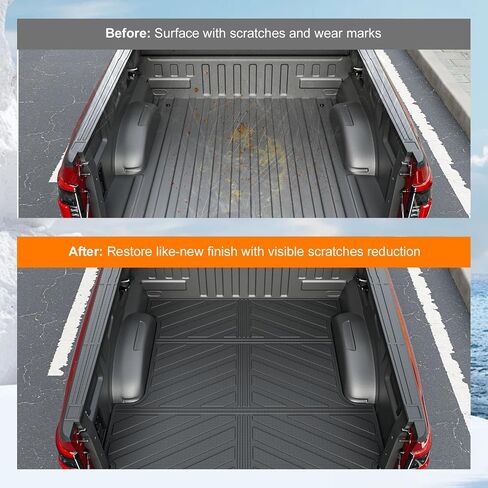 أغطية سكة حديد سرير Powoq 5.5ft متوافقة مع 2015-2025 Ford F150 Rails يغطي 4pcs غطاء صب TPE حول استبدال الحامي لعام 2015-2025 Ford F-150 ملحقات in Kuwait