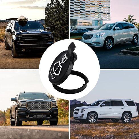 Windshield Wiper Washer Fluid Reservoir Tank Bottle Cap Compatible with GMC Chevrolet Cadillac Buick 12767700 13227300 19172571 12788573 in Kuwait