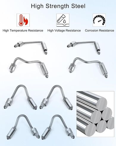 8 PCS Line Line Line Kit Fit for Chevy GMC 6.6L Duramax LMM 2006 2007 2008 2009 2010 Replace 97371994 97371995 97371996 97371997 in Saudi Arabia