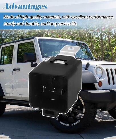 ترحيل محرك مروحة تبريد المحرك متوافق مع Jeep Wrangler 2009-2016 ، استبدل 56055667AA ، 56055667AB in Saudi Arabia