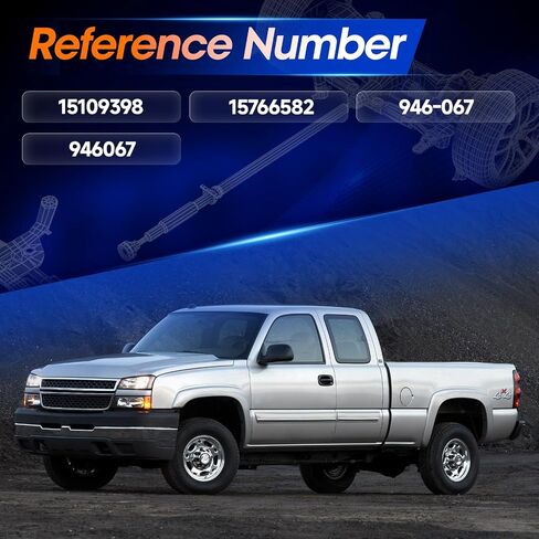 عمود الدافع الخلفي عمود عمود عمود عمود عمود عمود عمود [4WD أوتوماتيكي Trans 133.0 "WB 96.0" سرير] ملائمة لشيفروليه سيلفرادو 2500 HD الكلاسيكية و GMC Sierra 2500 HD Classic ، OE 15109398 in Saudi Arabia