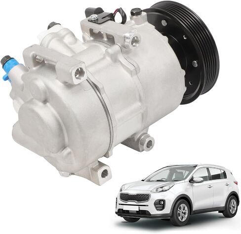 ضاغط مكيف الهواء AC مع القابض متوافق مع Sportage 2.4L 2017-2019 ، TUCSON 2.4L 2018 ، #CO11529C ، 168394 ، 97701D9001 ، 97701D9001DR ، 97701D9001AS1 in Saudi Arabia