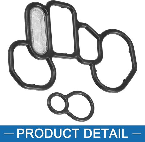 Solenoid Gasket Set 36172P8AA01, 15825P8AA01 VTEC Solenoid Gasket Spool Valve Filter Screen for Honda Accord 1998-2012 (Set of 2) in Saudi Arabia