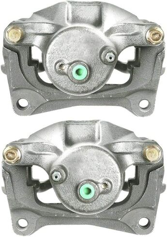 AutoShack Front Brake Calipers Set of Assembly with Bracket Replacement for 2005-2010 Scion tC 2000-2005 Toyota Celica 1.8L 2.4L FWD Driver and Passenger Side BC292582PR in Saudi Arabia