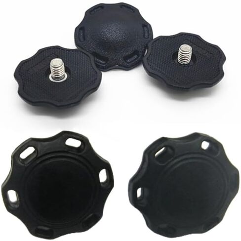 3 Pack Football Visor Clips Screw Replacement Football Eye Shield Thumb Screws Fastener Thumbscrew Knobs for Adult and Youth Football Helmets Visor Universal Repair Kit Spare Parts in Saudi Arabia
