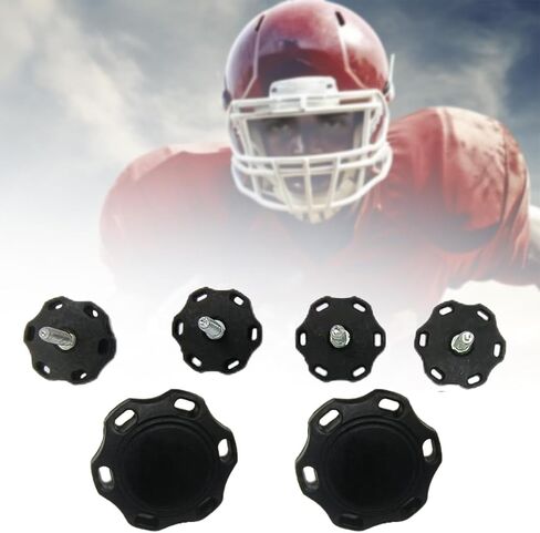 3 Pack Football Visor Clips Screw Replacement Football Eye Shield Thumb Screws Fastener Thumbscrew Knobs for Adult and Youth Football Helmets Visor Universal Repair Kit Spare Parts in Saudi Arabia