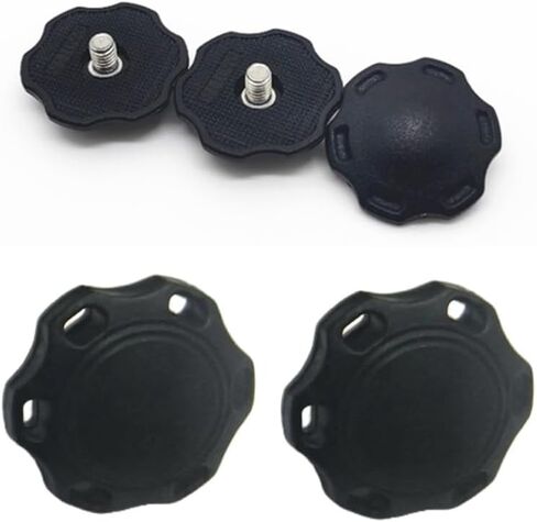3 Pack Football Visor Clips Screw Replacement Football Eye Shield Thumb Screws Fastener Thumbscrew Knobs for Adult and Youth Football Helmets Visor Universal Repair Kit Spare Parts in Saudi Arabia