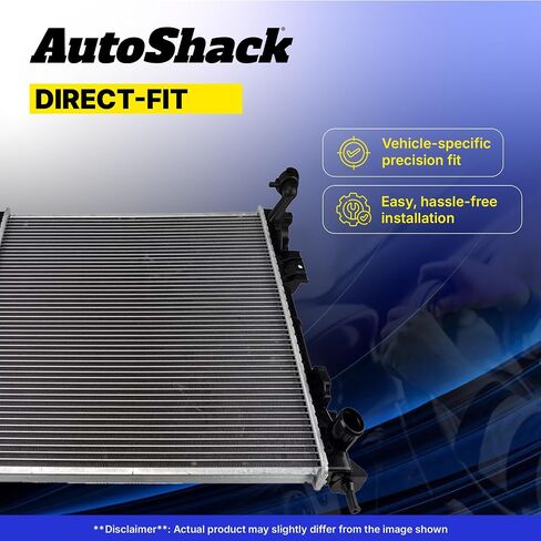Autoshack Radiator for 1994-2003 GMC Sonoma 1994-2003 Chevrolet S10 1996-2000 Isuzu Hombre 2.2L 4WD FWD RWD RK608 in Saudi Arabia