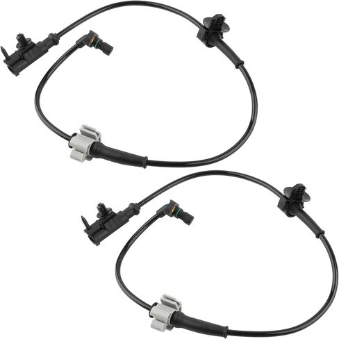 Boxi 2pcs ABS SPEED Sensor الجبهة اليسرى/اليمين متوافق مع Cadillac Escalade Chevy Silverado 1500 Tahoe Avalanche GMC Sierra 1500 Yukon Yukon XL 1500 ALS1465 ALS1464 15229012 22740468 22870821 SU9451 in Kuwait