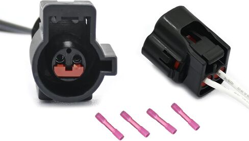 2 PCS الأمامي ABS SPEED SESSOR اليسار يمين الموصل المناسب لـ 4WD 1999 2000 2001 2002 2003 2004 FIT FOR FORD F250 F350 F450 F550 Super Duty ، Fit for Ford ، يحل محل# ALS197 in Saudi Arabia
