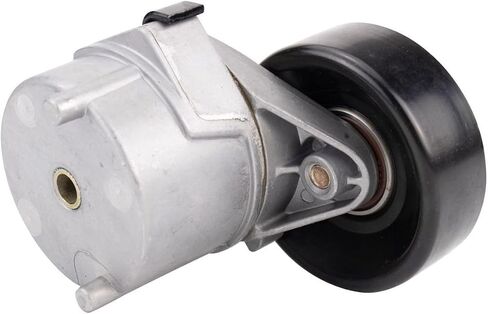 Serpentine Belt Tensioner Aluminum&Steel Silver Black Pulleysmooth Pulley 0.67 Diameter 1pc for E150 Club Wagon & Econoline Club Wagon for E250/E150 Econoline for F150/E250/E150 in Saudi Arabia