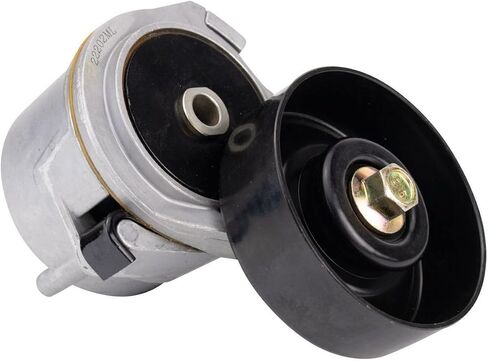 Serpentine Belt Tensioner Aluminum&Steel Silver Black Pulleysmooth Pulley 0.67 Diameter 1pc for E150 Club Wagon & Econoline Club Wagon for E250/E150 Econoline for F150/E250/E150 in Saudi Arabia