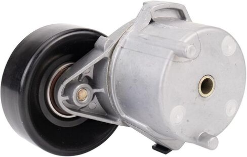 Serpentine Belt Tensioner Aluminum&Steel Silver Black Pulleysmooth Pulley 0.67 Diameter 1pc for E150 Club Wagon & Econoline Club Wagon for E250/E150 Econoline for F150/E250/E150 in Saudi Arabia