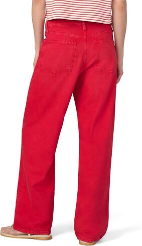 Joe's Women's The Ryan Relaxed Low Rise Straight Leg Draw Cord Denim Pant in Saudi Arabia