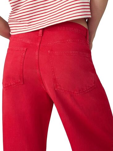 Joe's Women's The Ryan Relaxed Low Rise Straight Leg Draw Cord Denim Pant in Saudi Arabia