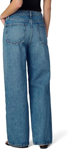 Joe's Women's The Ryan Relaxed Low Rise Straight Leg Draw Cord Denim Pant in Saudi Arabia