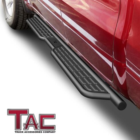 TAC Summit Running Boards متوافقة مع 2019-2025 RAM1500 CREW CAB (باستثناء 2019-2024 RAM1500 CLASSIC) | الخطوات الجانبية | حانات nerf | خطوة القضبان | شاحنة بيك آب على الطرق الوعرة الإكسسوارات الخارجية | أسود (2pcs) in Kuwait