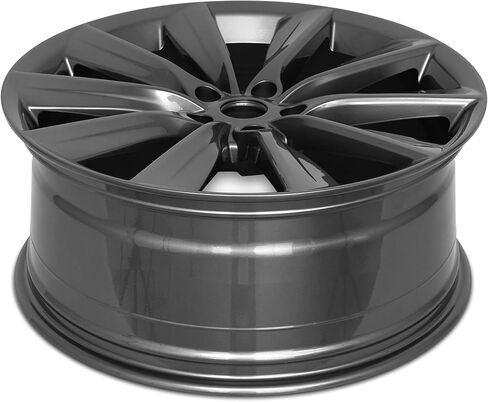 For 2012-2017 Tesla Model S Rear 21 Inch Painted Charcoal Alloy Rim - OE Direct Replacement - Road Ready Car Wheel in Saudi Arabia