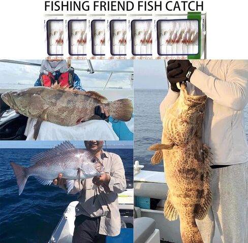 36 PCS Luminous Fishing Rigs Fishing,Sabiki Rigs Sabiki, Fishing Lures Bait Rigs,Fishing Rigs with Sharp Hooks Saltwater String Hook, for Freshwater Saltwater Fishing Lures Bait Rig Tackle in Saudi Arabia