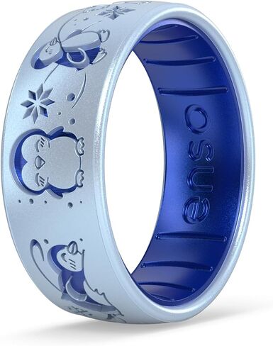 خواتم Enso Rings محفورة حلقة السيليكون - خواتم عطلة مريحة للغاية in Saudi Arabia