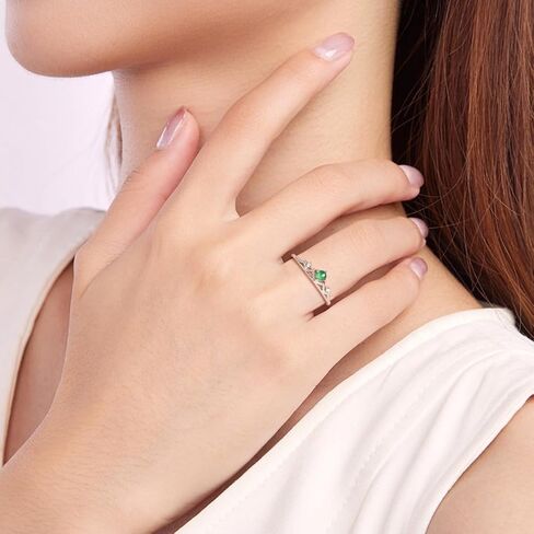 S925 Sterling Silver Jade Ring, Inlaid Natural A-Grade Jade Yang Green Bowknot Ice-Type Adjustable Ring, A Gift for Your Girlfriend on Valentine's Day in Saudi Arabia