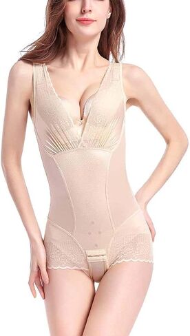 Bodysuit Breathable Shapewear Women Firm Tummy Butt Lifter Control Body Slimmer Full Body Shaper No Top Roll Corset in Saudi Arabia