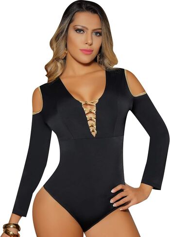 ARANZA Women Bodysuit Jumpsuit Body Shaper Blouse Blusa de Mujer Faja Colombiana in Kuwait