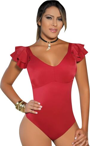 ARANZA Women Bodysuit Jumpsuit Body Shaper Blouse Blusa de Mujer Faja Colombiana in Kuwait