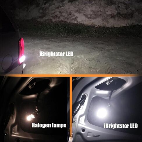 Mandark 7443 Car LED Bulb, 2PCS Super Bright Automotive Reverse Tail Brake Light, Vehicle Daytime Running Backup Lighting Replacement Accessories, Universal for SUV Sedan Truck (White) in Saudi Arabia