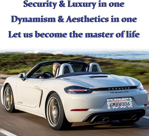 Checkered License Plate Frames，Checkered Car Accessories for Women，Cute Licens,e Plate Holder，Aluminum License Plate Frame Fits Standard US Vehicles Size 12.2 x 6 Inch (Multicolor-2pcs) in Kuwait