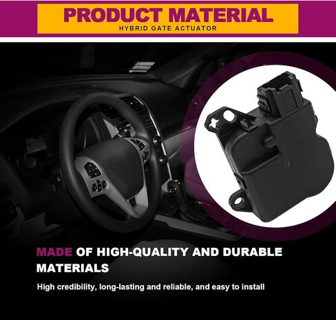 HVAC Blend Door Actuator Compatible with Ford Explorer/Flex/Taurus 2011-2019 & Lincoln MKS/MKT 2010-2019 – Replaces AA5Z-19E616-C, 604-234, YH-1779 (Main Air Inlet & Temperature Control) in Saudi Arabia