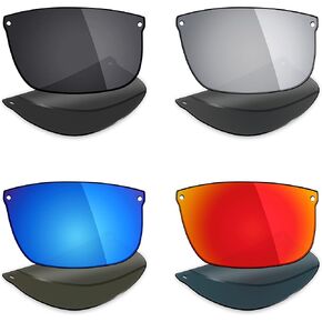 Mryok 4 زوج العدسات الاستبدال المستقطب لـ Oakley Carbon Blade Sunglass - Stealth Black/Fire Red/Ice Blue/Silver Titanium in Kuwait