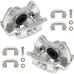 KUSATEC 18B5059 18B5058 Rear Disc Brake Caliper with Bracket fit for Buick Enclave 2008-2017;Cadillac XTS 2013-2019;Chevy Traverse 2009-2017;GMC Acadia 2007-2016/Limited 2017;Saturn Outlook 2007-2010 in Saudi Arabia