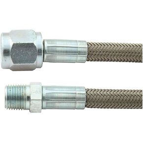 Allstar Performance ALL46420-21 21" #4 Braided Line -4 Straight 1/8" NPT in Saudi Arabia