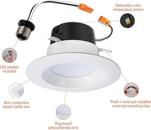 HALO LT 4-Inch Recessed LED Retrofit Trim in Saudi Arabia