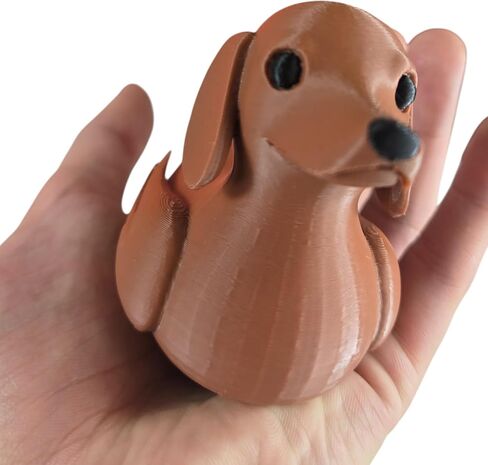 Dachshund Duck Figurine - Funny Dashboard Wiener Dog Duck Décor - Collectible Duck for Cruise Ship Hiding - Car Dash Duck - Unique Dog Duck - Cute Collectible – 3D Printed in Canada in Saudi Arabia