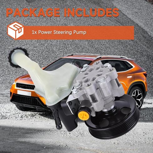 1PC مضخة التوجيه الكهربائية 5181854AA 5181778AB RL181778AB مع بكرة متوافقة مع Dodge Challenger 2014-2018 ، Dodge Charger 2012-2019 ، Jeep Grand Cherokee 2013-2015 in Saudi Arabia