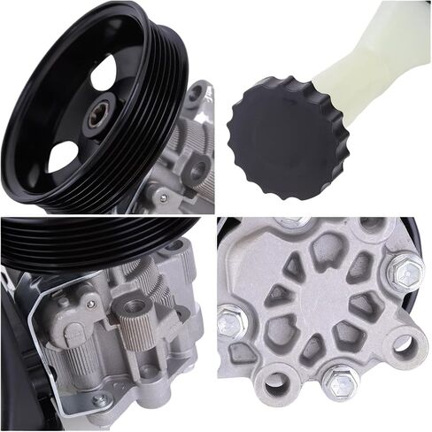 1PC مضخة التوجيه الكهربائية 5181854AA 5181778AB RL181778AB مع بكرة متوافقة مع Dodge Challenger 2014-2018 ، Dodge Charger 2012-2019 ، Jeep Grand Cherokee 2013-2015 in Saudi Arabia